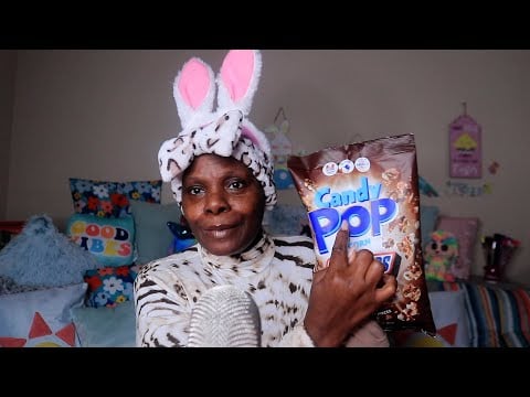 Snicker POPcorn Treat ASMR Eating Sounds