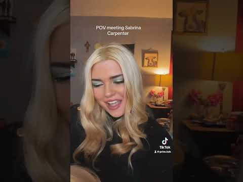 POV Meeting Sabrina Carpenter 🥹👄