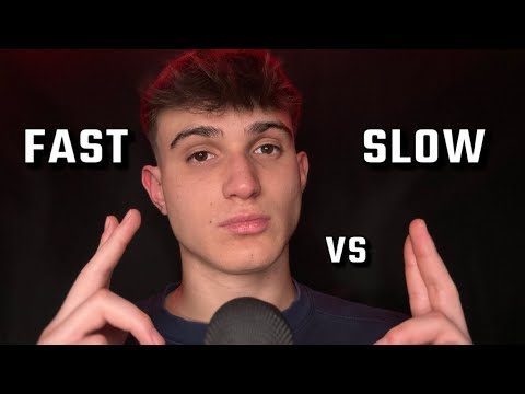 ASMR | FAST VS SLOW BRUITS DE BOUCHE 👄