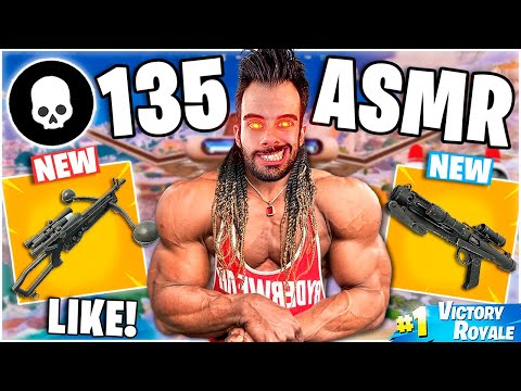 ASMR FAST MOUTH SOUNDS FORTNITE SOLO VS SQUAD (135 KILLS WIN) - ASMR en ESPAÑOL