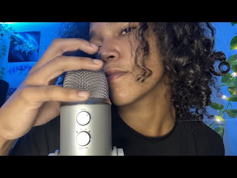 ASMR Mouth Sounds Fast and Aggressive + Hand Sounds and Tapping super tingly 🧠