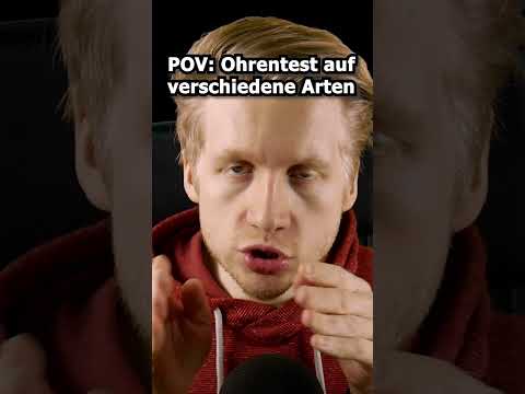ASMR - POV: Ohrentest auf verschiedene Arten! #asmr #shorts #roleplay #deutscheasmr