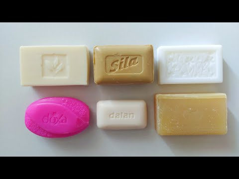 Dry Soap carving ASMR/ relaxing sounds/No talking. Satisfaction ASMR video/Cutting soap