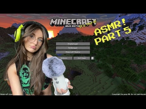 1 hour+ Minecraft ASMR gameplay💎 (PS5 controller sounds, whispers)