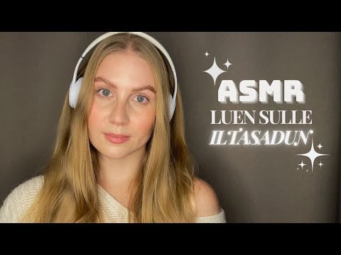 ASMR SUOMI | Luen sulle iltasatua + tehdään hengitysharjoitus | Apua nukahtamiseen