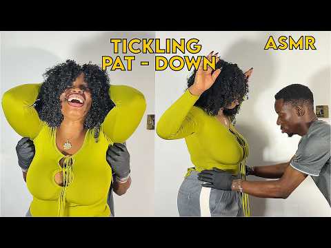 ASMR TSA Security Check -  ASMR Fast & Aggressive Tickling Full Body TSA Pat Down | Unintentional