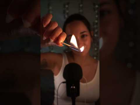 Así suena una cerilla #asmr #asmrtingles