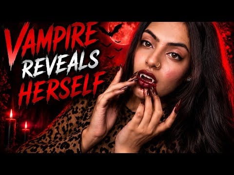 Your new friend has a tiny secret….🩸🦇 ASMR