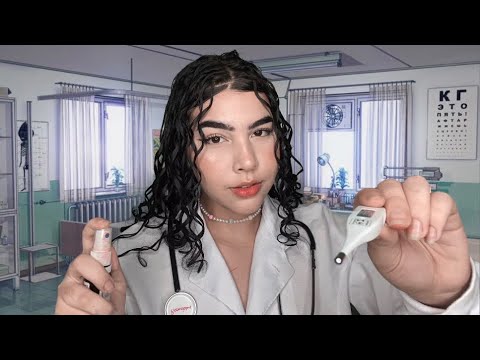 ASMR: ENFERMEIRA ESCOLAR TRATANDO SEUS FERIMENTOS 💉