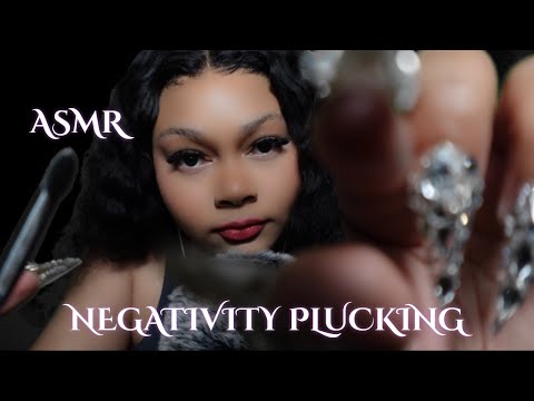 ASMR| Plucking Negativity Out Of Your Mind | Negativity Plucking For Overthinkers ✨