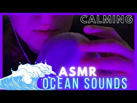 ASMR - Calming Ocean Sounds 🌊👄(Towel Scratching, Mic Brushing, Hand Movements, Mouth Sounds)
