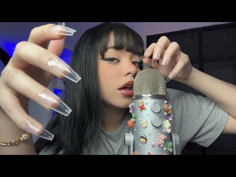 Clicky Mouth Sounds, Tapping and Scratching on your Face ASMR
