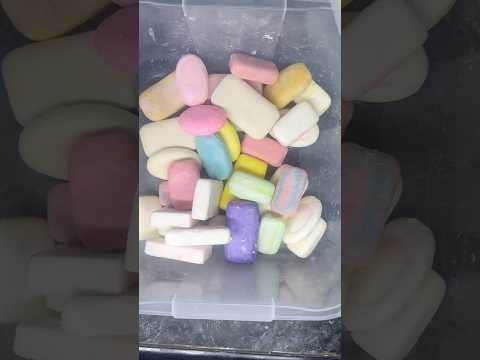 ASMR soap time 🧼🫧 #asmr #soap #rainbowsoap #justsoaps #asmrsoap #satisfying