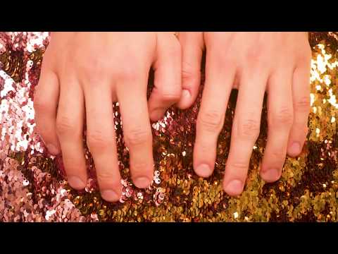 ASMR - Scratching on sequin/mermaid fabric