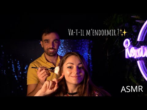 ♡ ASMR  - Il essaye de m'endormir (ça marche très bien) ♡