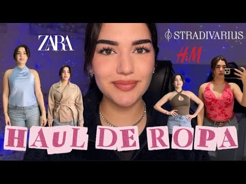 ASMR HAUL de ROPA 👗 Te enseño mis compras🛍️ 
