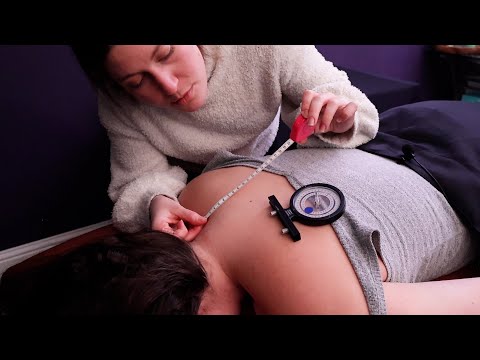 {Natural Speaking ASMR} KST Chiropractic Nervoscope, Pen Adjustments, ABC treatment