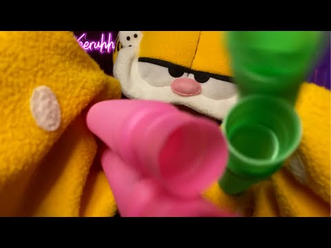 ASMR Fast Garfield Cranial Nerve Exam🐱