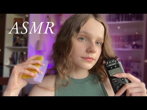 асмр усни со мной за 20 минут 🔥 триггеры на таскам ⚡ asmr tascam triggers & mouth sounds