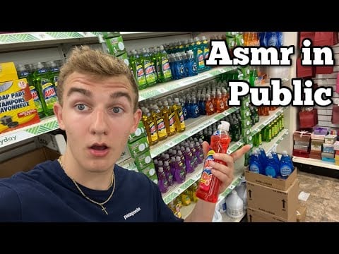 My FIRST time doing ASMR in PUBLIC