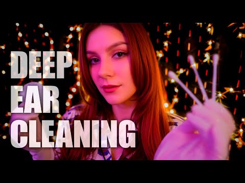 ASMR Deep Ear Cleaning 💎 First Person View, Latex Gloves, No Talking