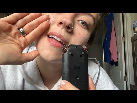 ASMR| Tascam Mic Mouth Sounds! Very Sensitive & Clicky Ear to Ear Mouth Sounds