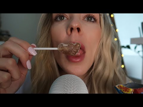 Nostalgic 90's #ASMR 🍭💥 Crazy Dips Popping Lollipops | Sparkly & Cracking Mouth Sounds 👅✨ Enjoy!