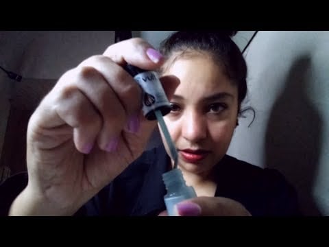 ASMR MANICURE (SUSSURROS, bem calminho e som de chuva) #asmrcaseirinho