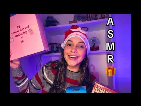 ASMR | 🎁 CAJERA AMABLE ANALIZA TUS REGALOS DE NAVIDAD 🎅🏽 🎄🎁