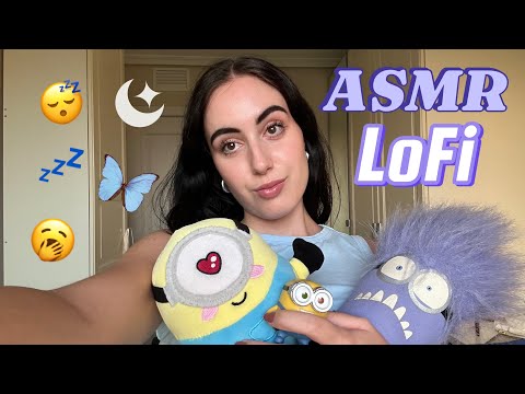 ASMR EN ESPAÑOL // LOFI🥱🌙😴 (mouth & hand sounds, fabric scratching, tapping, Minions🧸) 💤 #asmr