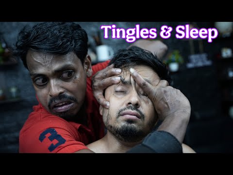 Sadhan Barber's Triggering "Pressure Point" Head Massage | Tingles & Sleep #satisfying #headmassage