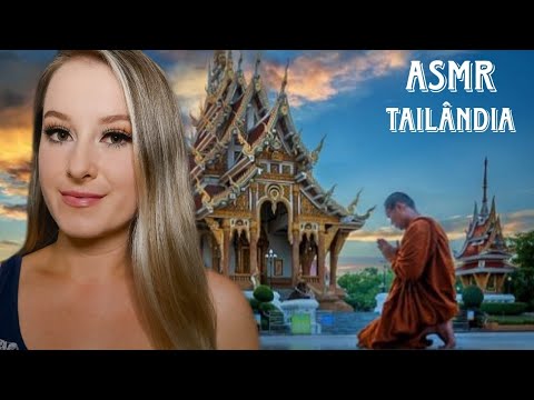 ASMR CURIOSIDADES SOBRE A TAILÂNDIA | Sussurros de orelha a orelha | Ear to ear | whispering trivia