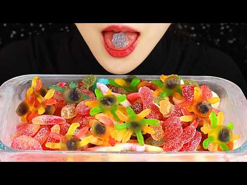 FROZEN JELLY MUKBANG ASMR TIKTOK VIRAL FROZEN GUMMY MUKBANG ASMR