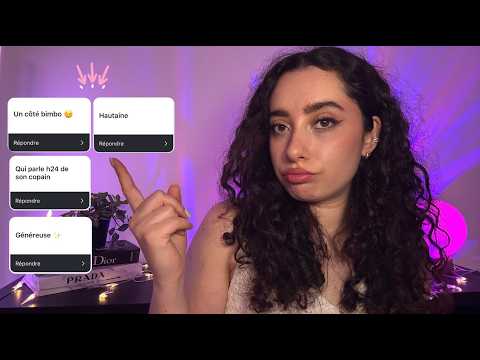 ASMR - JE RÉPONDS À VOS PRÉJUGÉS SUR MOI 🌶️ (aïe)