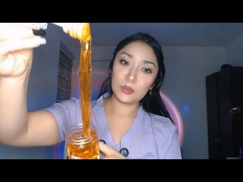 ASMR FACIAL ULTRA RELAJANTE 😊🍯🐝 SOFT SPOKEN #asmr
