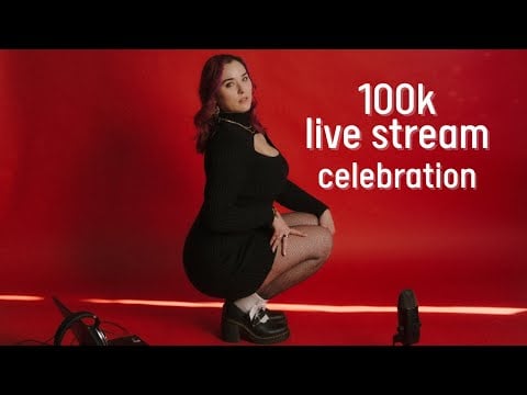 100K SUBSCRIBER CELEBRATION 🤩🎈🎉 ASMR LIVE STREAM