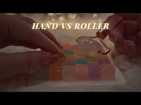 ASMR Hand vs Roller on Trigger Boards ✨ Which Sounds Best? (with BGM)