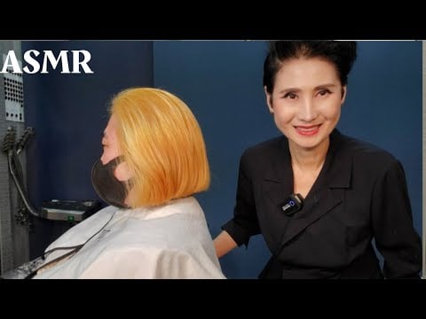 Korean Hair Salon Experience: Ultimate ASMR for Deep Relaxation (Long Video)