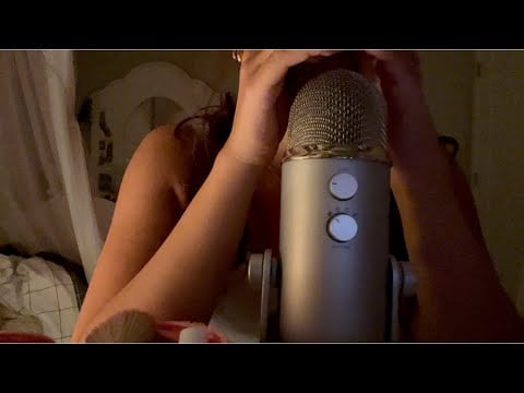 asmr cupped wet mouth sounds