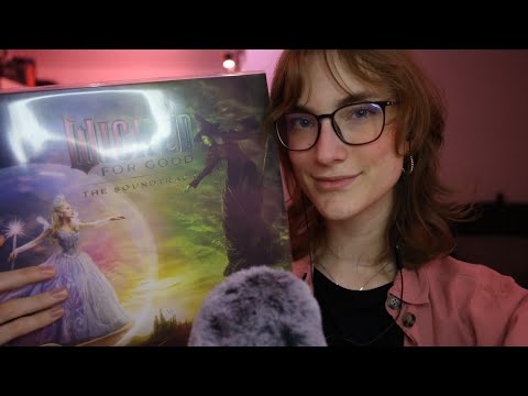 Asmr | Wicked For Good Vinyl Unboxing + Song Ranking 🫧🫧