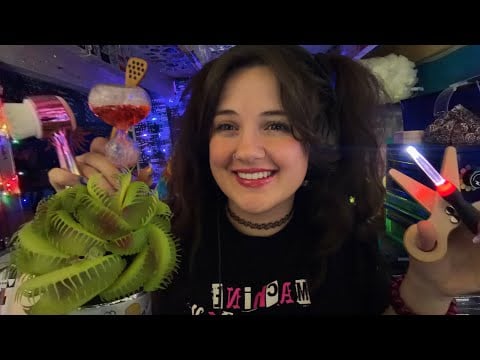 ASMR hair rollers, soft brushes, tape, mouth sounds, honey spoons, water sounds, mic covers