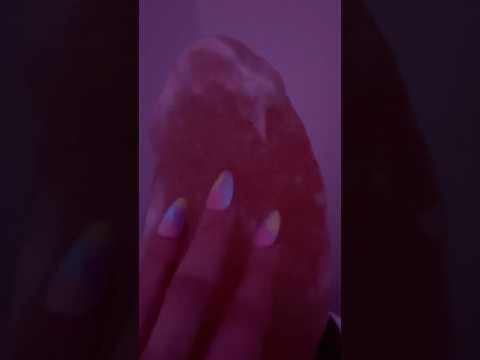 ASMR Salt Lamp Scratching #asmr #relax #asmrrelaxation #tingles #asmrscratching