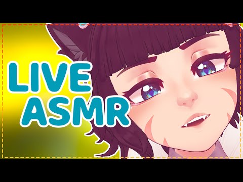 [LIVE ASMR] CATGIRL TINGLES YOUR BRAIN LIVE🐾