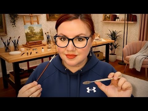 ASMR Detailed ART RESTORATION Roleplay | Brushing, Cleaning & Personal Attention