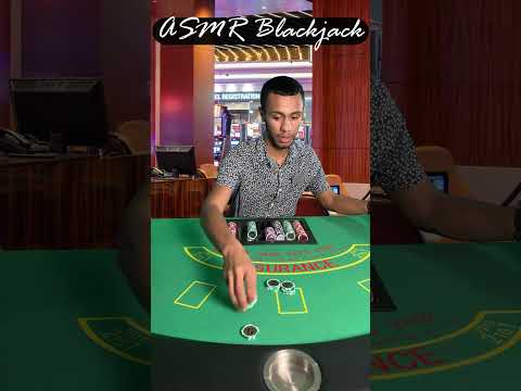 ASMR Blackjack Roleplay #blackjack #asmr #shorts