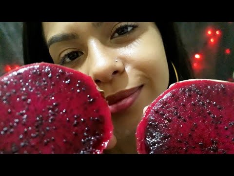 ASMR COMENDO PITAYA e HAND MOVIMENTS