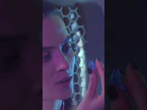 Gliding on Rotating Crystals 💎 #scififantasy #asmrsounds