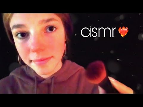 асмр♡︎ звуки рта и кисточка🖌️|| asmr♡︎ mouth sounds👄