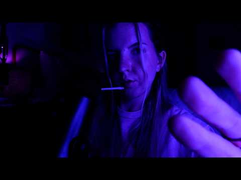 Inaudible ASMR | HIGH SENSITIVITY Mouth Sounds *honey spoon + color changing lights*