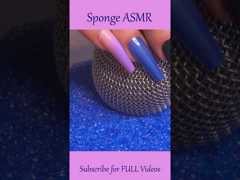ASMR Sponge ASMR ❤️ #asmr #shorts